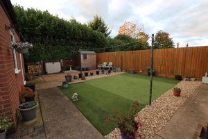 Rear garden- click for photo gallery